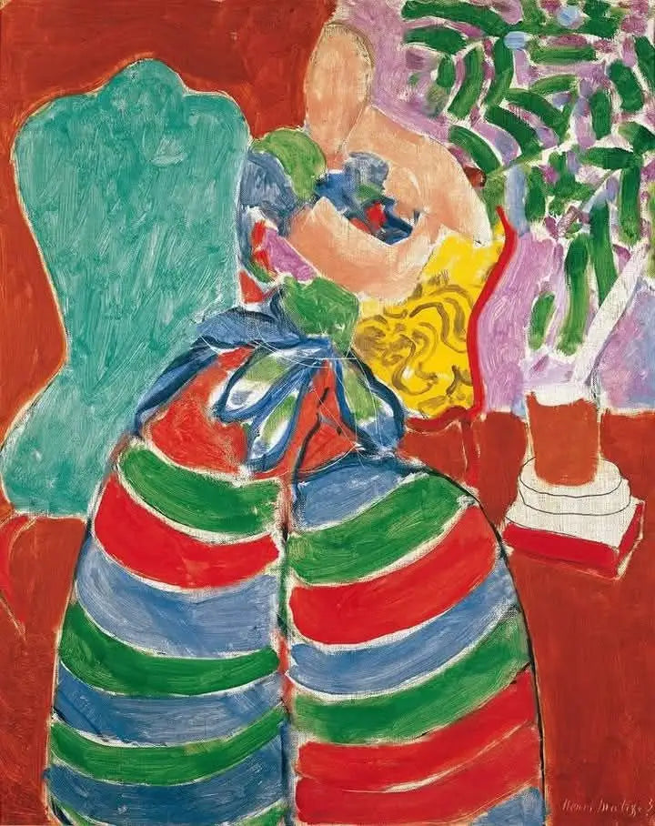 Das gestreifte Kleid - Henri Matisse