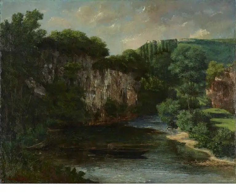 Der Felsen Oraguay, Tal von Maisières, Doubs - Gustave Courbet