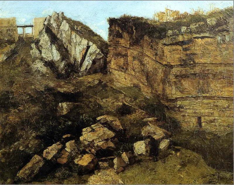 Der faulige Felsen - Gustave Courbet