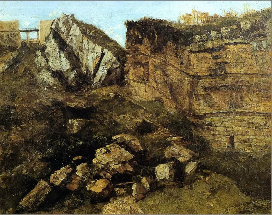Der faulige Felsen - Gustave Courbet