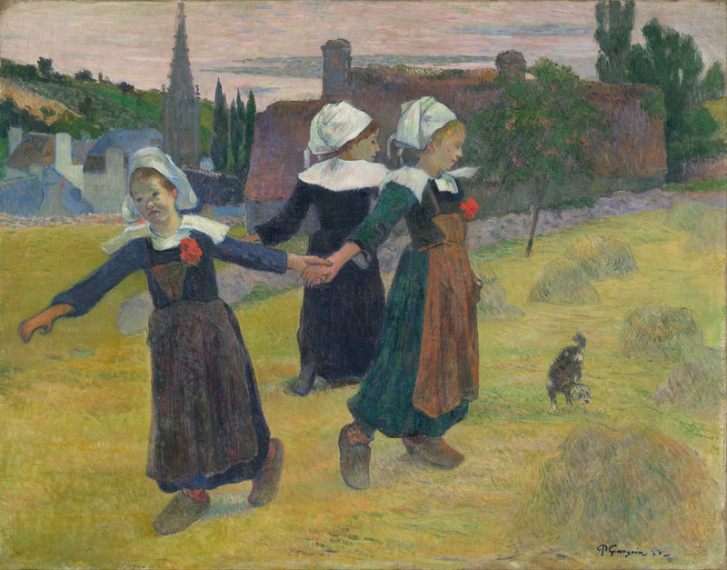 Der Reigen der kleinen Bretoninnen - Paul Gauguin