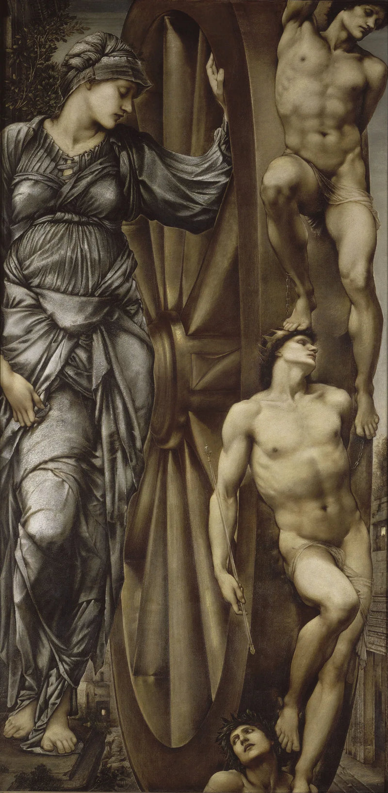 Das Glücksrad - Edward Burne-Jones