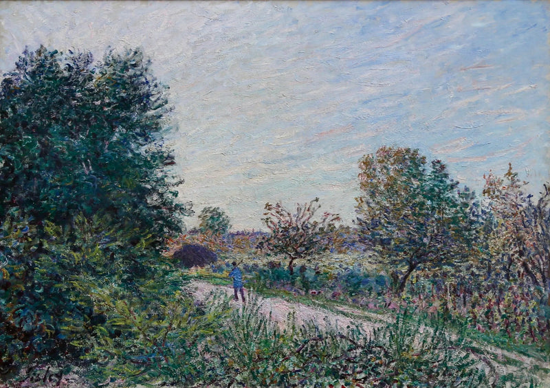 Die Straße - Alfred Sisley