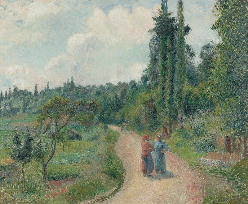 Die Straße von Osny - Camille Pissarro