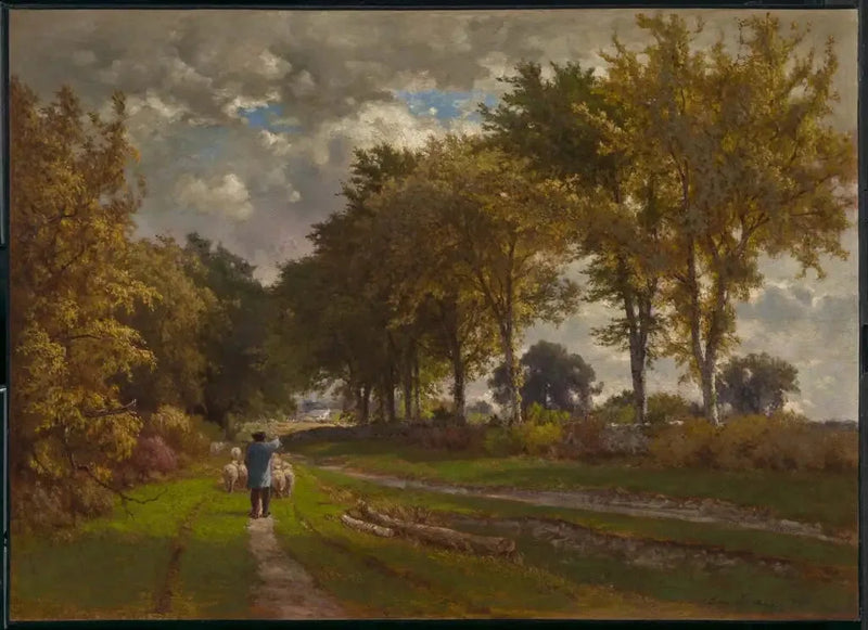 Die Farmstraße - George Inness
