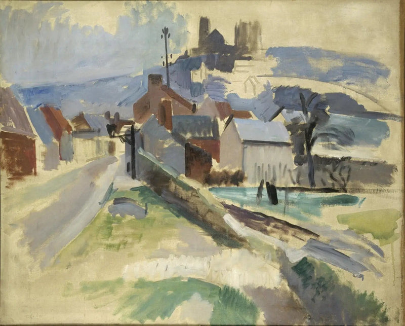Die Straße von Laon - Robert Delaunay