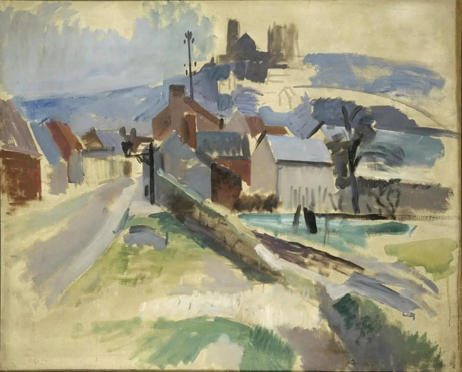 Die Straße von Laon - Robert Delaunay