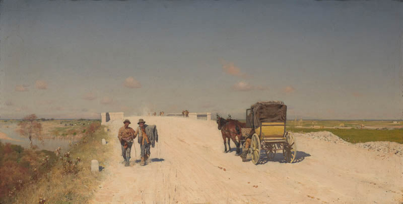 Die Straße von Neapel nach Brindisi - Giuseppe De Nittis