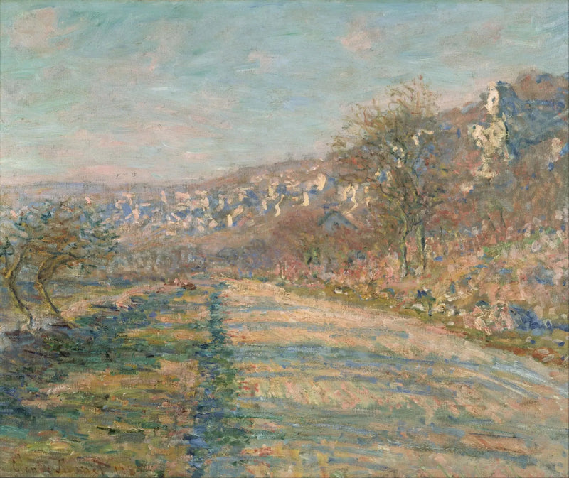 Die Straße von La Roche-Guyon - Claude Monet