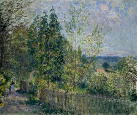 Der Holzweg - Alfred Sisley