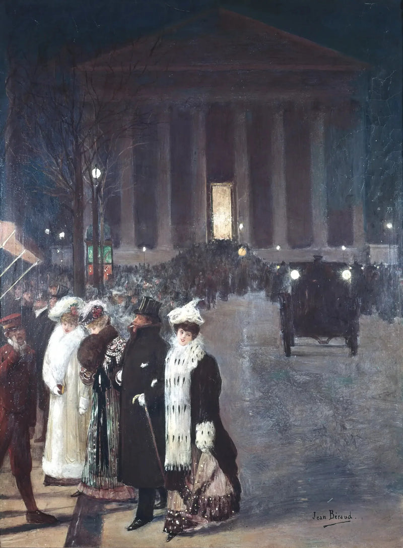 Die Rue Royale, am Weihnachtsabend - Jean Béroud