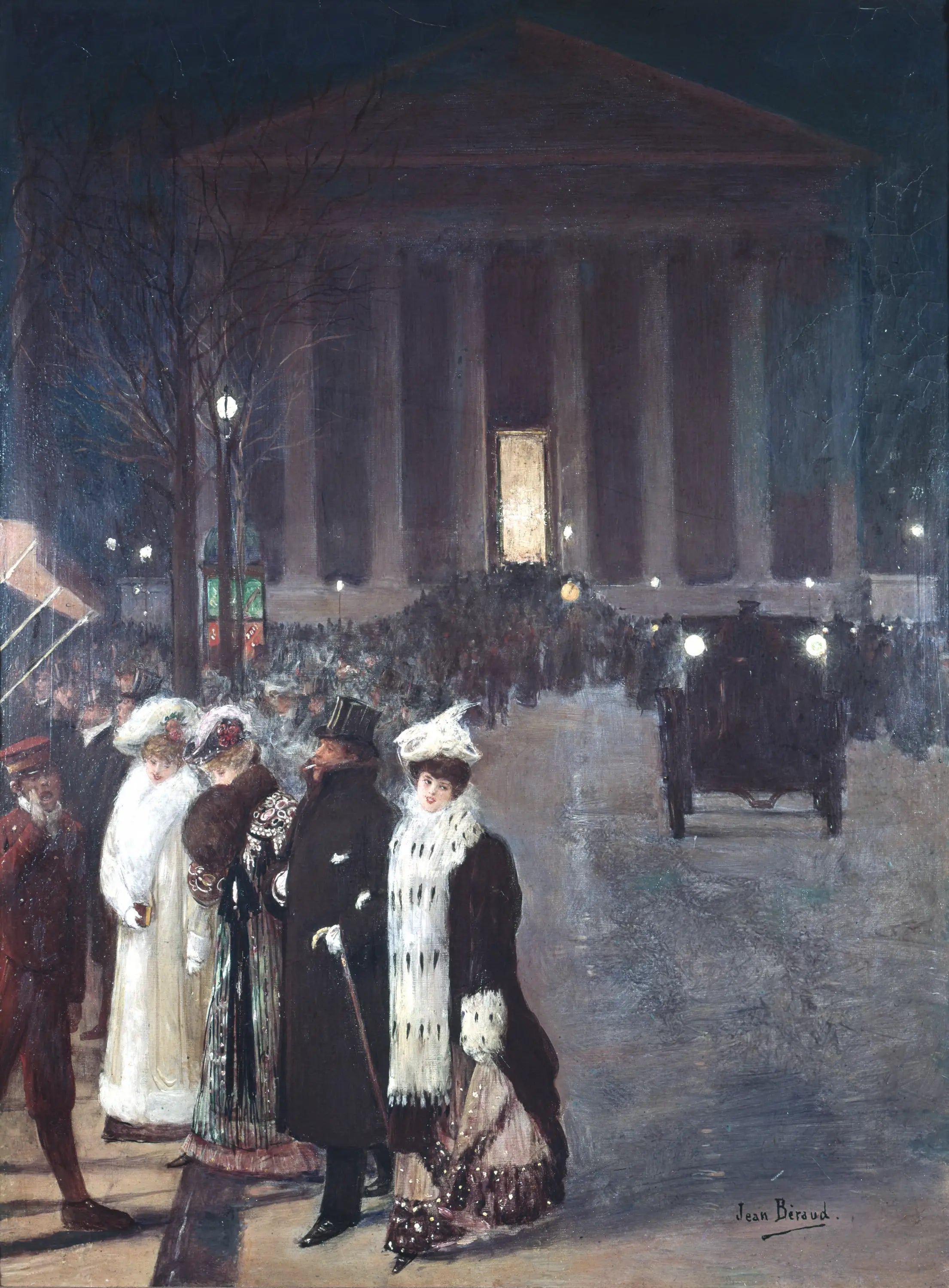 La rue Royale le soir de Noël - Jean Béraud - Alpha Reproduction