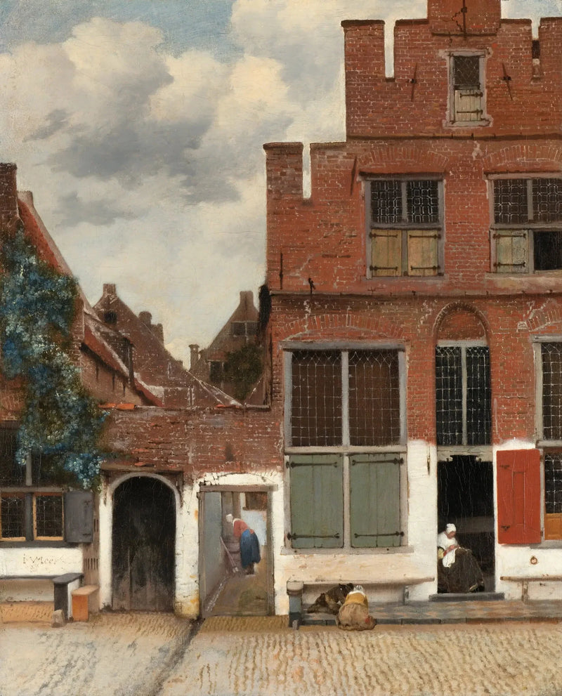 Die Gasse - Johannes Vermeer