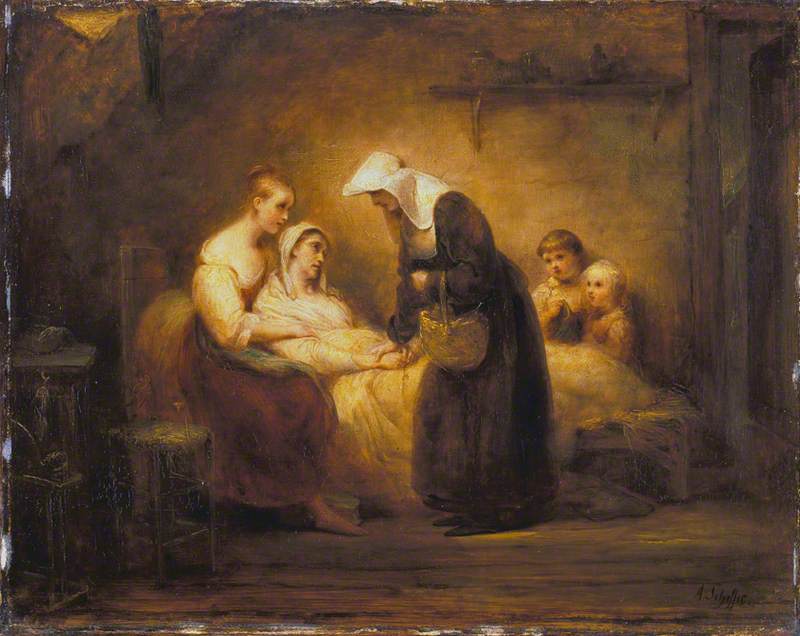Die Schwester der Barmherzigkeit - Ary Scheffer