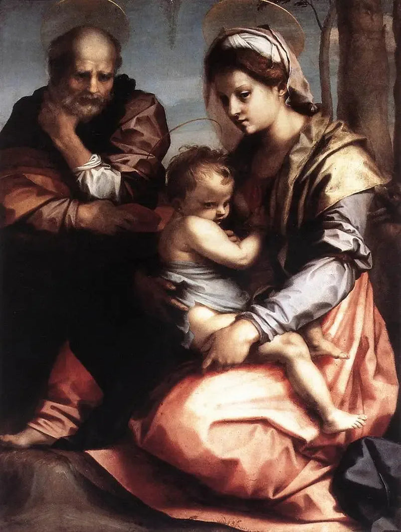 Die Heilige Familie. - Andrea del Sarto