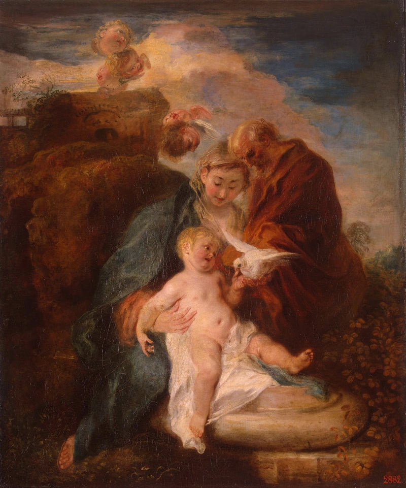 Die Heilige Familie - Antoine Watteau