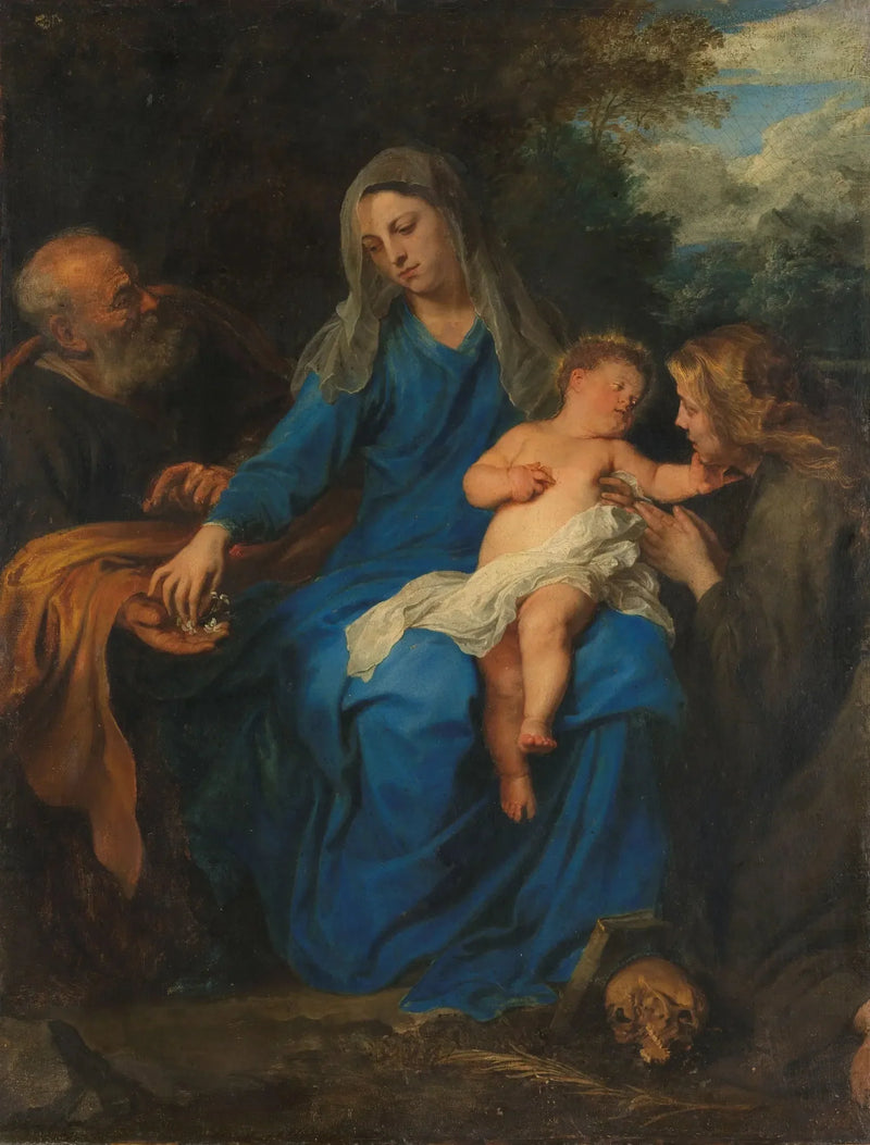 Die Heilige Familie mit Maria Magdalena - Antoine van Dyck