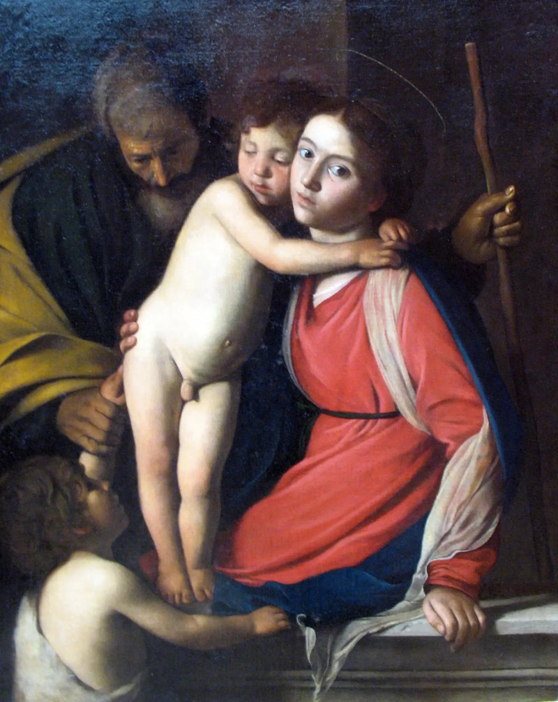 Die Heilige Familie mit dem heiligen Johannes dem Täufer - Caravaggio