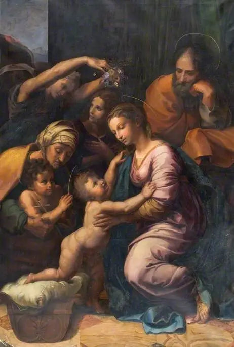 La Sainte Famille de François Ier - Raphaël Sanzio image 1 reproduction d’œuvre d’art à l’huile