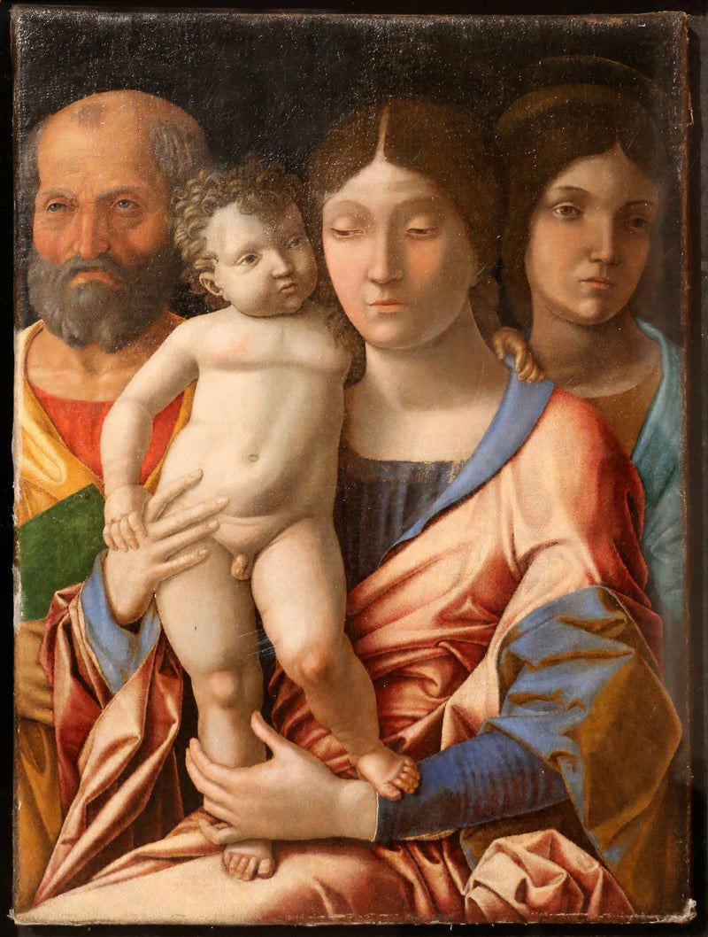 Die Heilige Familie und Maria Magdalena - Andrea Mantegna