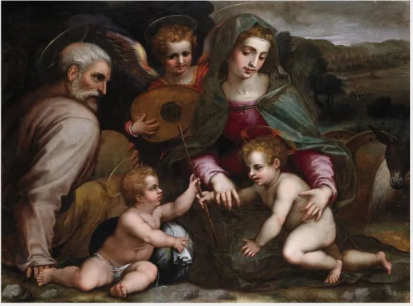 Die Heilige Familie - Francesco Salviati