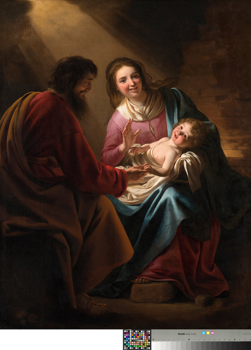 Die Heilige Familie - Gerrit van Honthorst