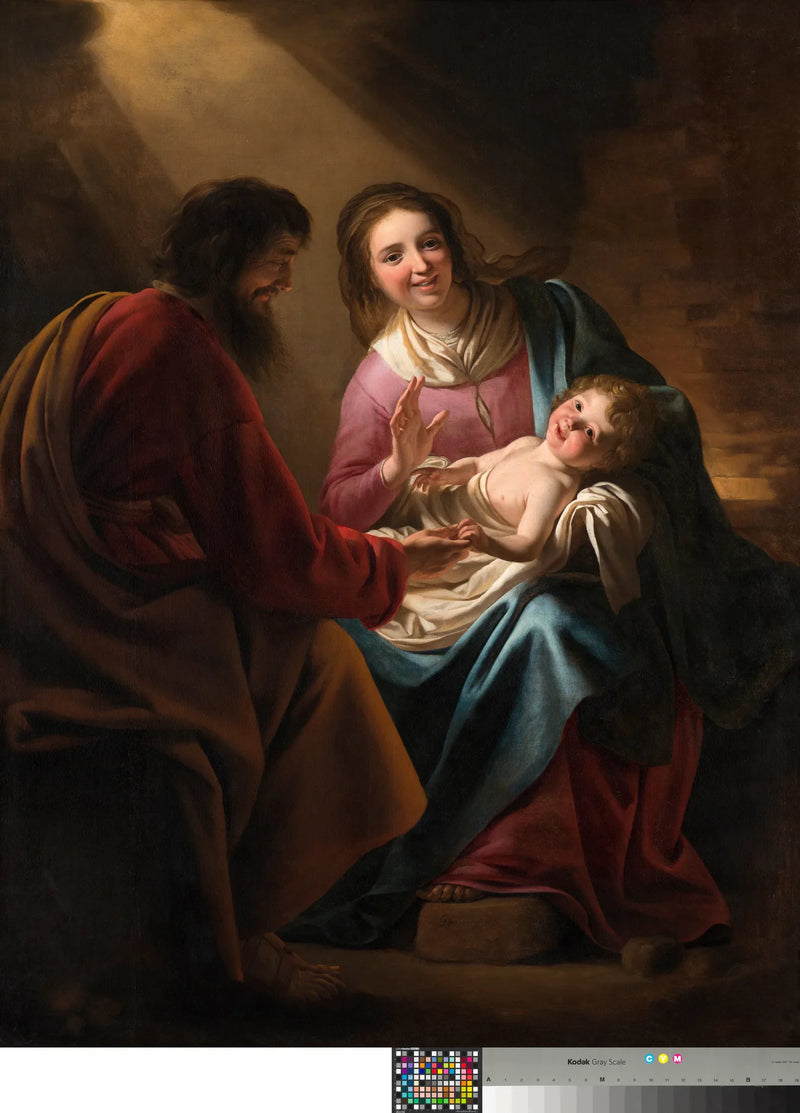 Die Heilige Familie - Gerrit van Honthorst