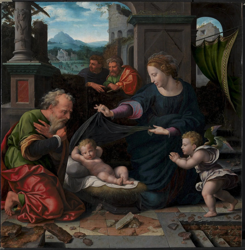 Die Heilige Familie - Joos van Cleve