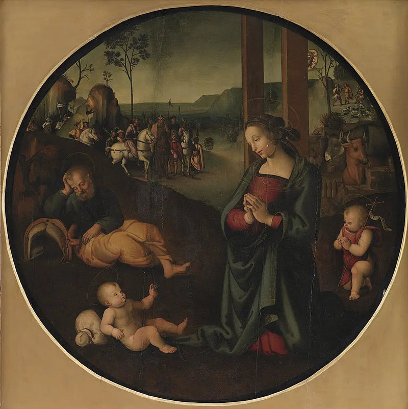 Die Heilige Familie - Pietro Perugino