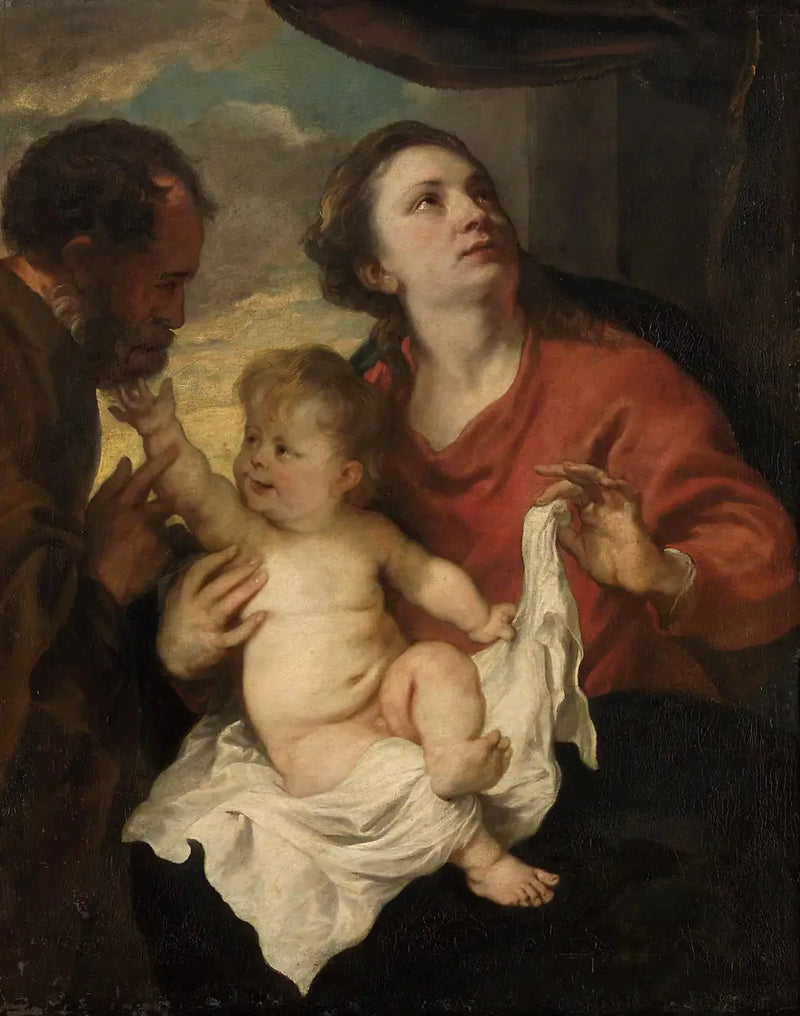Die Heilige Familie, « Trinitas terrestris » - Antoine van Dyck