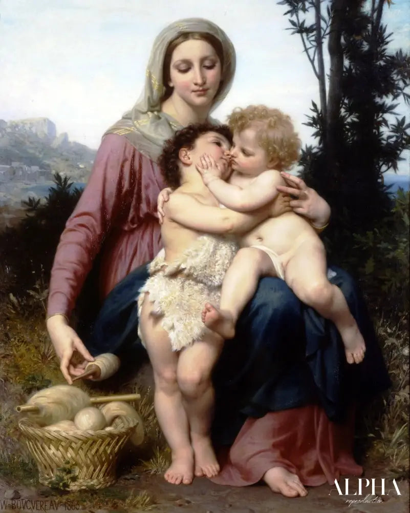 La Sainte Famille - William Bouguereau Reproductions de tableaux à la peinture à l’huile