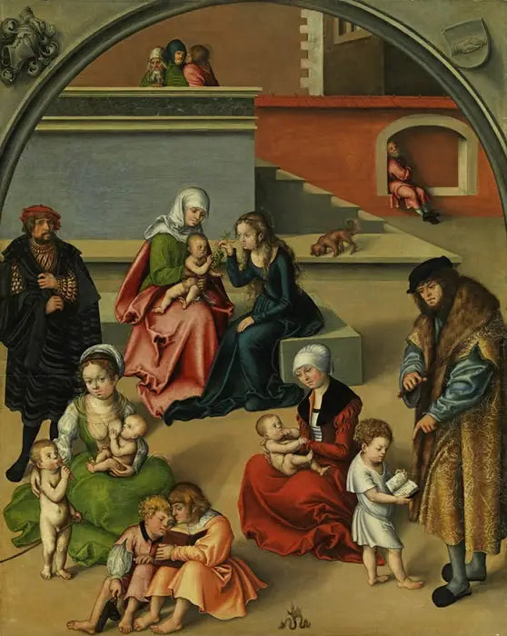 Die Heilige Verwandtschaft - Lucas Cranach der Ältere