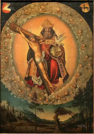 Die Heilige Dreifaltigkeit - Lucas Cranach der Ältere