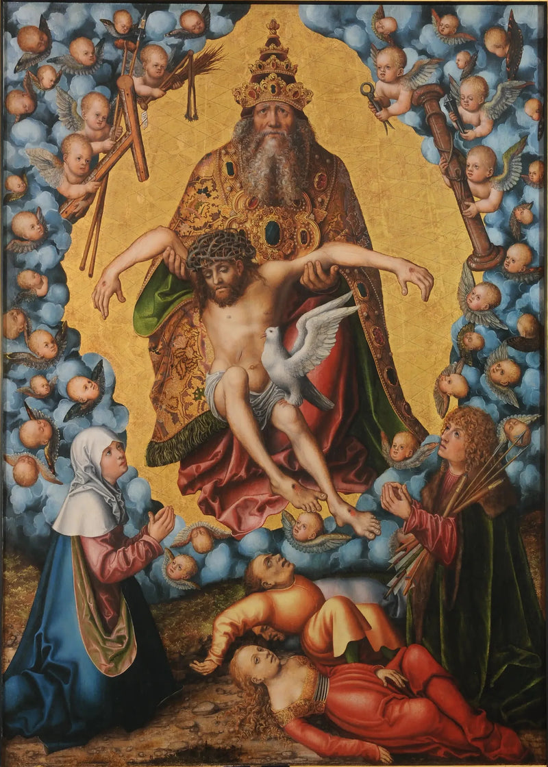Die Heilige Dreifaltigkeit - Lucas Cranach der Ältere