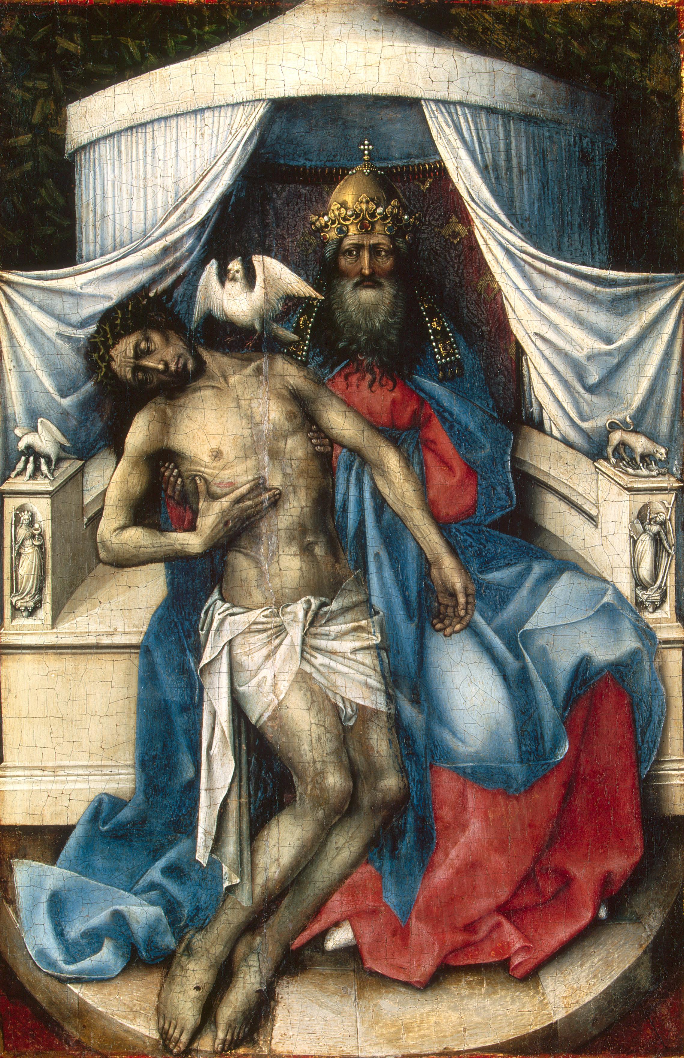 La Sainte Trinité - Robert Campin image 1 tableau peint à l’huile sur toile