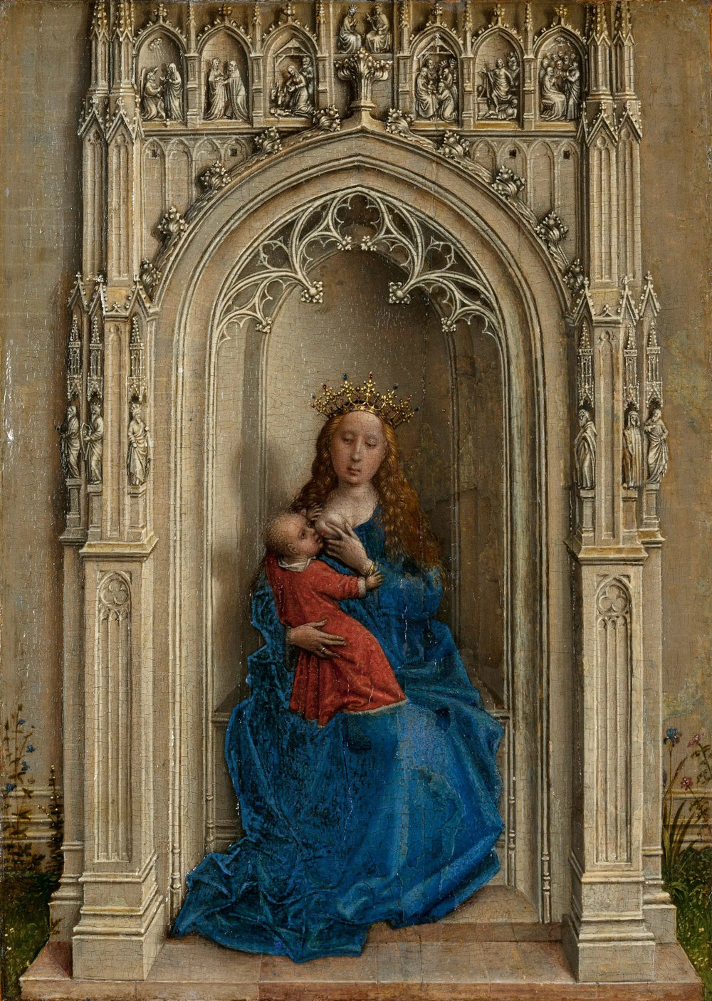 La Sainte Vierge avec l'Enfant Jésus. - Rogier van der Weyden image 1 reproduction d’œuvre d’art à l’huile