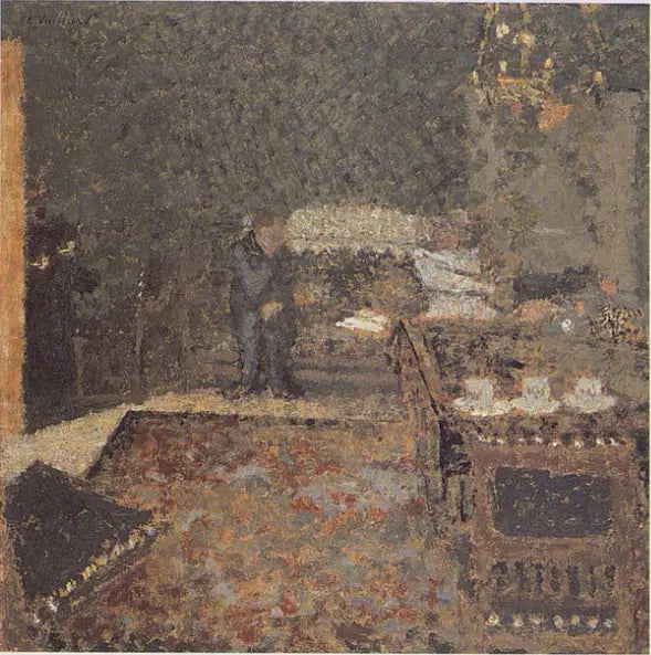 Das Esszimmer von Félix Vallotton in La Naz - Édouard Vuillard