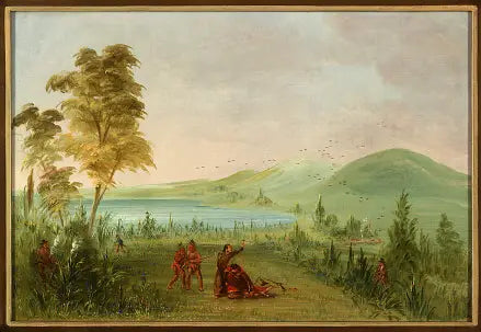 La Salle assassiné par Duhaut. 19 mai 1686 - George Catlin image 1 reproduction d’œuvre d’art à l’huile
