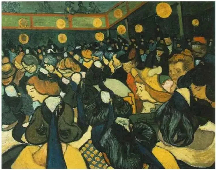 Der Tanzsaal in Arles - Vincent van Gogh