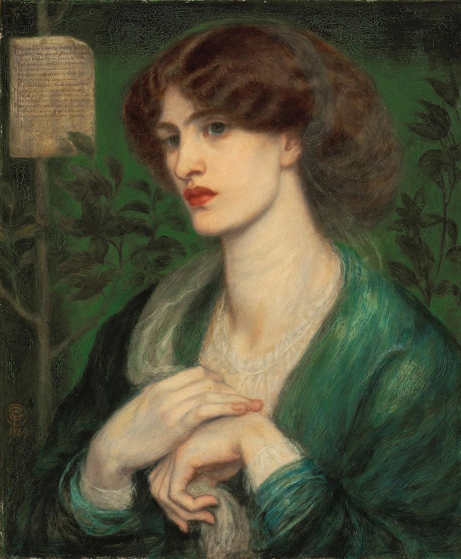 Die Grußbotschaft von Béatrice - Dante Gabriel Rossetti