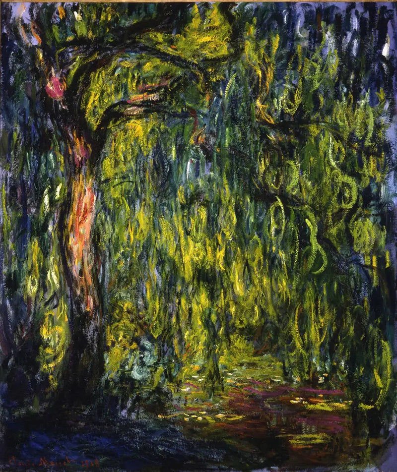 Die Trauerweide - Claude Monet