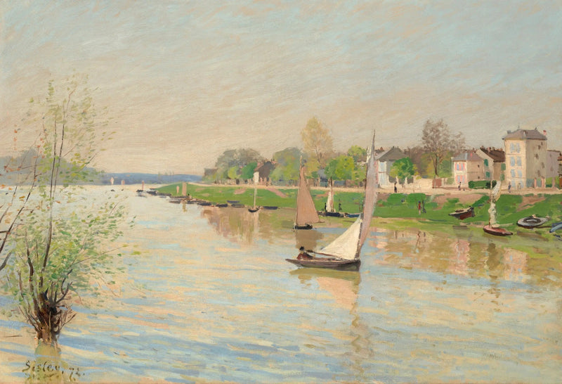 Die Seine in Argenteuil - Alfred Sisley