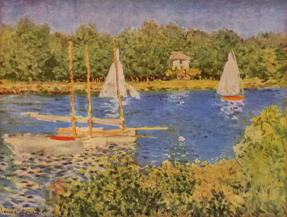 La Seine à Argenteuil - Claude Monet image 1 copie peinte à la main à l’huile