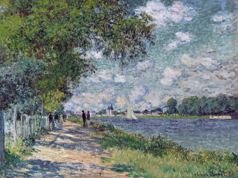 Die Seine in Argenteuil - Claude Monet
