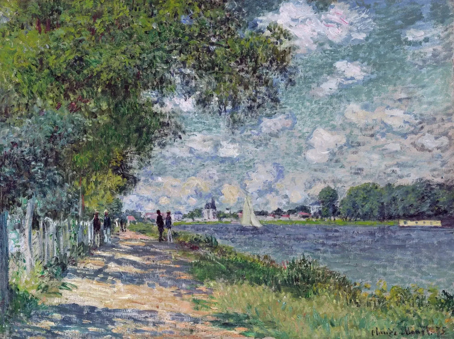 Die Seine in Argenteuil - Claude Monet