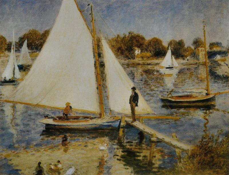 Die Seine in Argenteuil - Pierre-Auguste Renoir