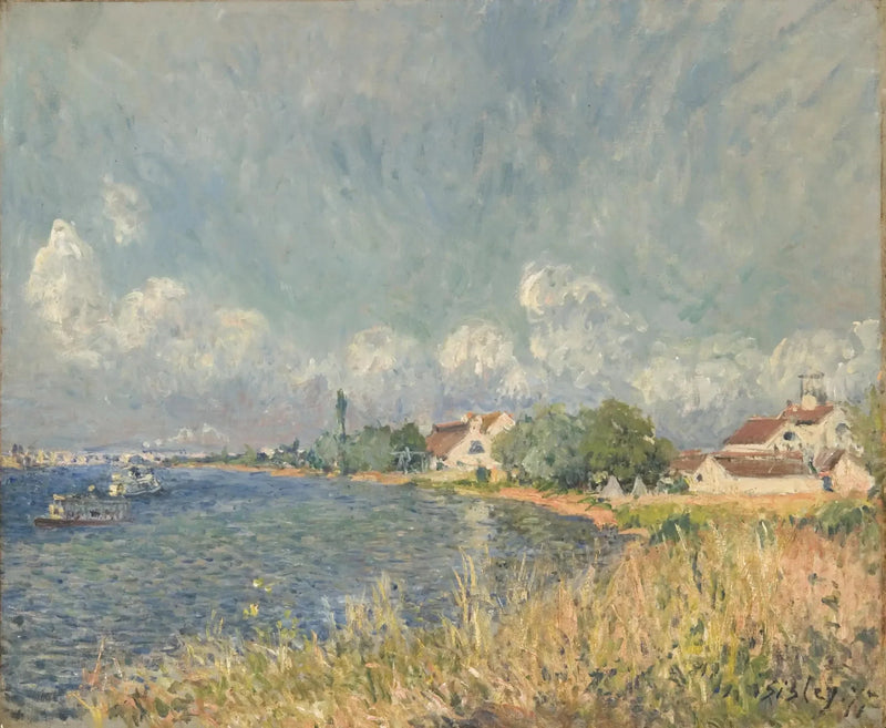 Die Seine bei Billancourt - Alfred Sisley