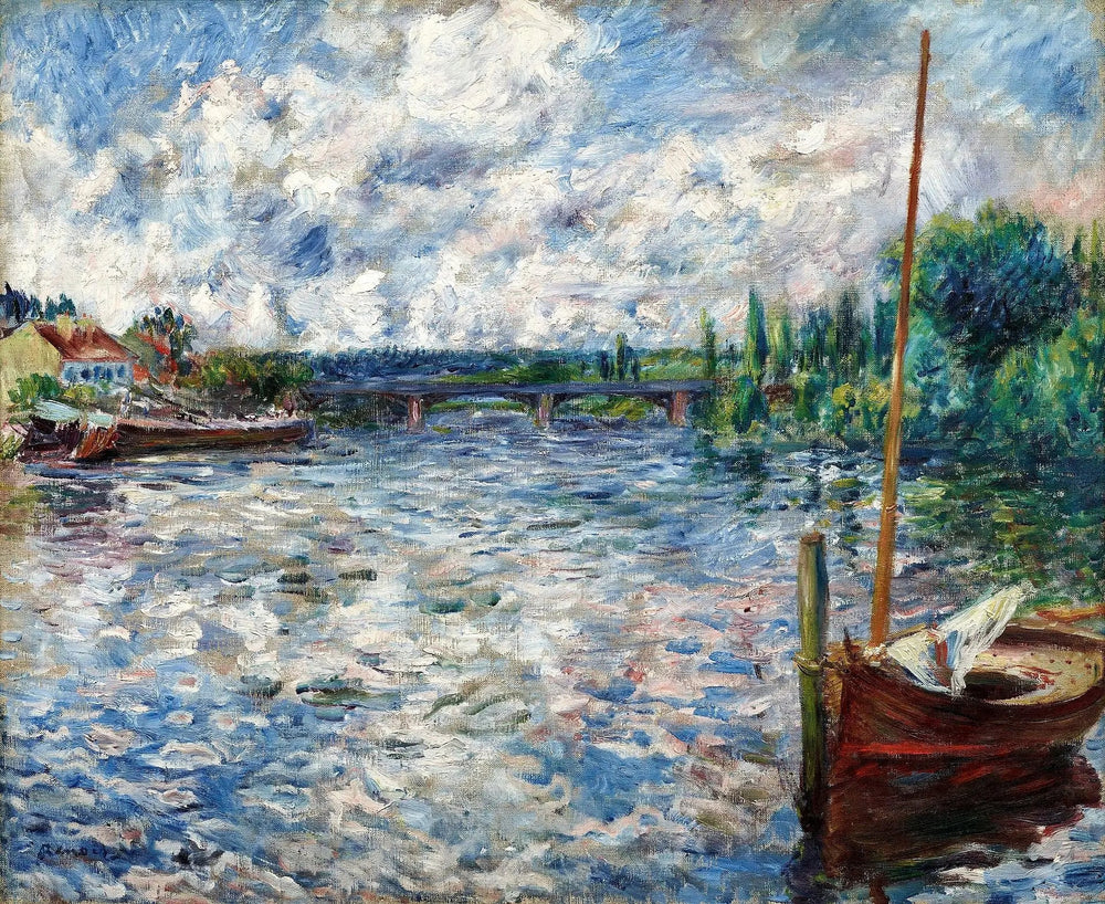 La Seine à Chatou - Pierre-Auguste Renoir image 1 tableau peint à l’huile sur toile