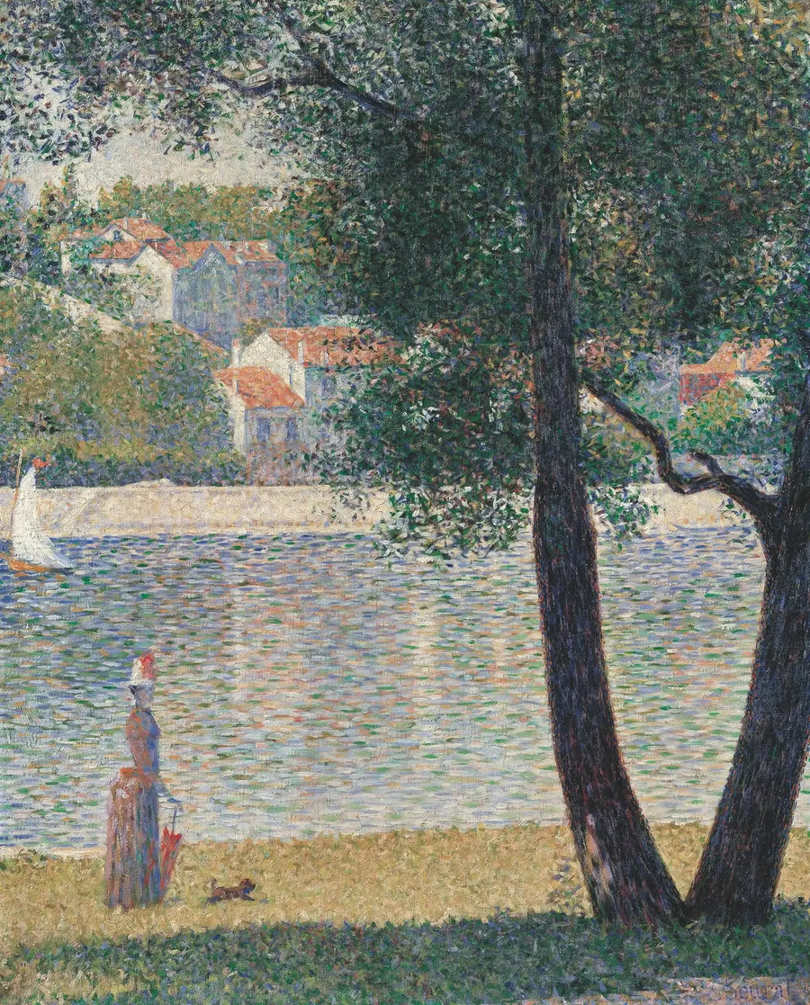 Die Seine in Courbevoie - Georges Seurat