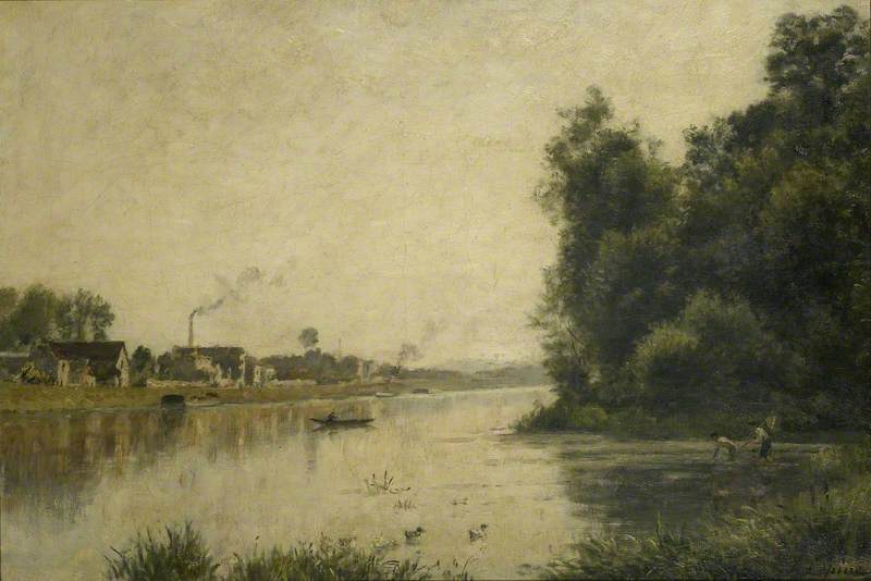 Die Seine in La Garenne Saint-Denis - Stanislas Lépine